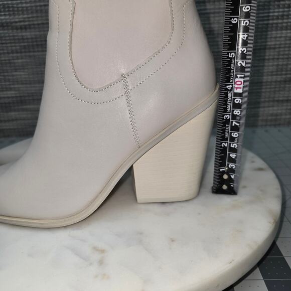 Steve Madden Thorn Bone Western Boots Booties Cowgirl Equestrian Festival Boho 9 - Picture 2 of 9